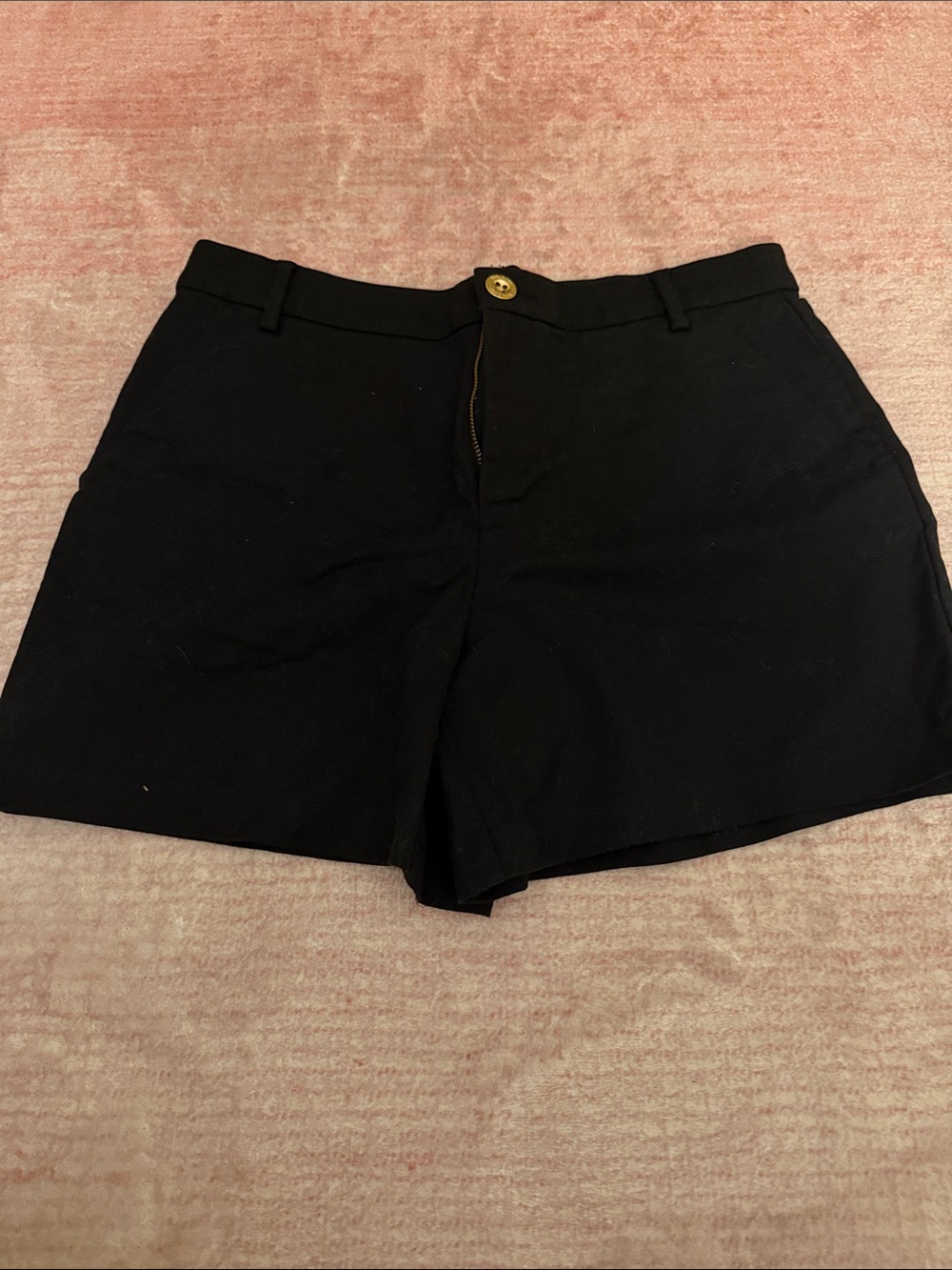 Lilly Pulitzer Black High-Waist Tailored Shorts
